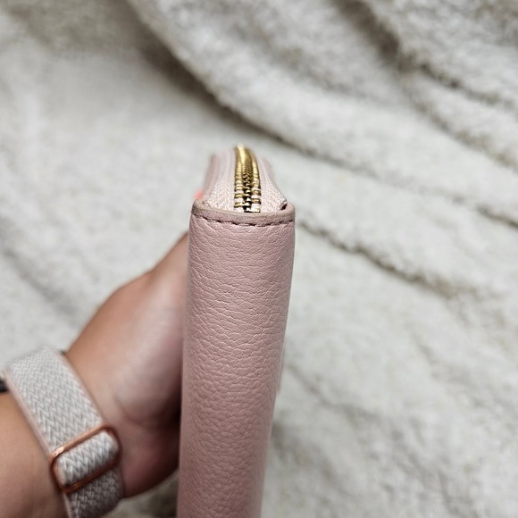 Kate Spade Light Dusty Pink Leather Zip‎ Around Accordion Wallet - Picture 6 of 12